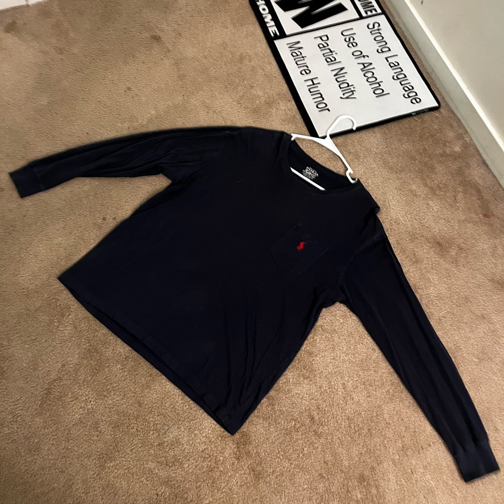 Blue Polo Ralph Lauren Long-sleeve (Medium)